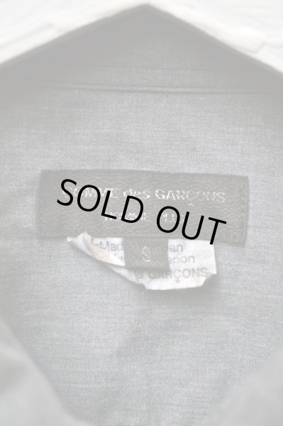 画像5: 【COMME des GARCONS HOMME PLUS コムデギャルソン オム プリュス】グレーフリル装飾長袖シャツ (5)