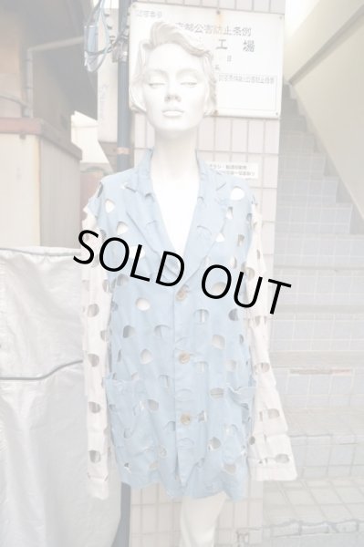 画像5: 【NOZOMI ISHIGURO tambourine ノゾミイシグロ タンバリン】パンチングデザインジャケット (5)