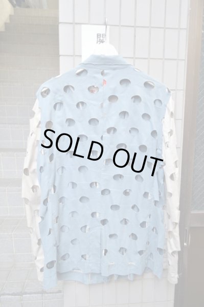 画像2: 【NOZOMI ISHIGURO tambourine ノゾミイシグロ タンバリン】パンチングデザインジャケット (2)