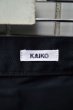 画像4: 【KAIKO カイコー】黒センタープレスパンツ (4)