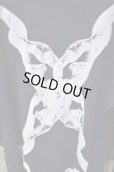 画像3: 【HIRO ヒロ】黒プリントオーバーサイズスウェット (3)