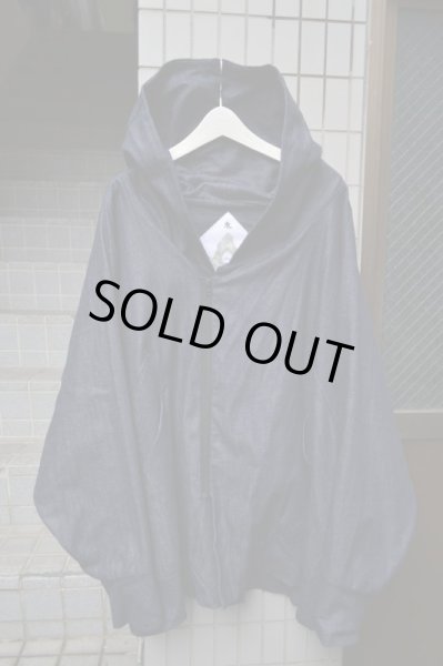 画像2: 【BALMUNG バルムング】デニム地バックプリントビッグパーカー (2)