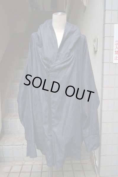 画像6: 【BALMUNG バルムング】デニム地バックプリントビッグパーカー (6)