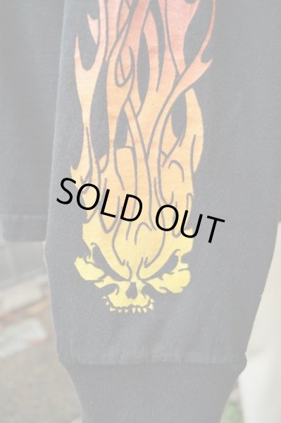 画像6: 【VINTAGE/USED古着】ファイヤープリント長袖カットソー (6)