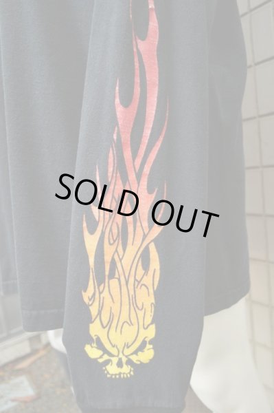 画像5: 【VINTAGE/USED古着】ファイヤープリント長袖カットソー (5)