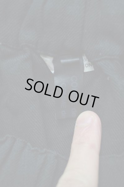 画像4: 【COMME des GARCONS COMME des GARCONS コムコム コムデギャルソン】黒ポリ縮絨サルエルパンツ (4)