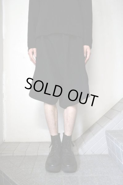 画像5: 【COMME des GARCONS COMME des GARCONS コムコム コムデギャルソン】黒ポリ縮絨サルエルパンツ (5)