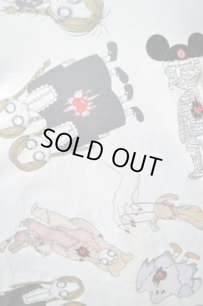 画像4: 【HEIHEI ヘイヘイ】ホラー柄切替ラグランカットソー (4)