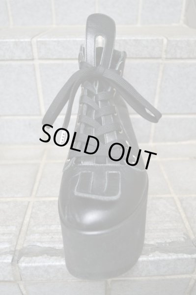 画像2: 【TOKYO BOPPER トーキョーボッパー】厚底デザインレザーシューズ (2)