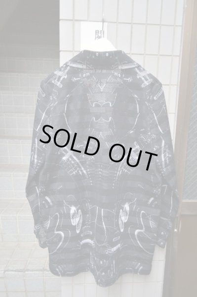 画像2: 【PLASTIC TOKYO プラスティックトーキョー】総柄メッシュ地ジャケット (2)