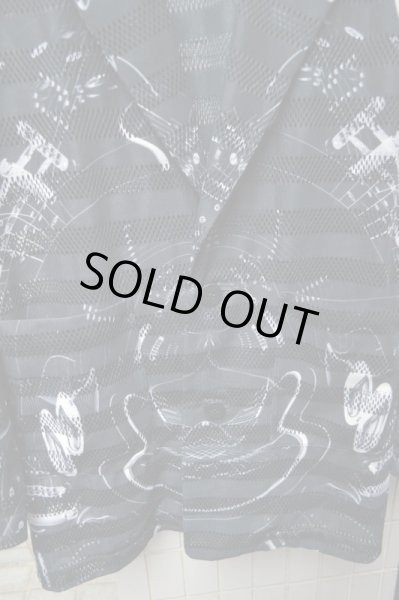 画像4: 【PLASTIC TOKYO プラスティックトーキョー】総柄メッシュ地ジャケット (4)