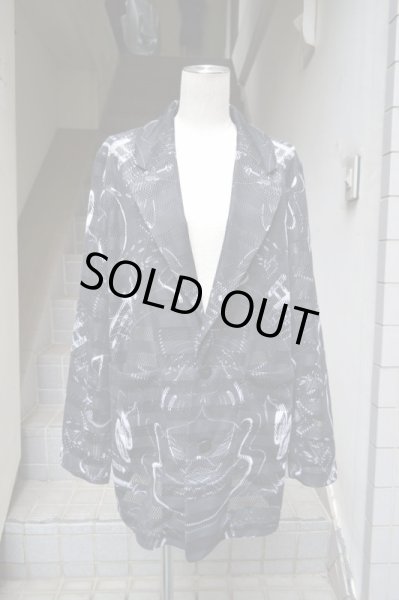 画像6: 【PLASTIC TOKYO プラスティックトーキョー】総柄メッシュ地ジャケット (6)