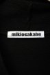 画像6: 【mikio sakabe ミキオサカベ】黒リボン装飾プルオーバースウェットビッグパーカー (6)