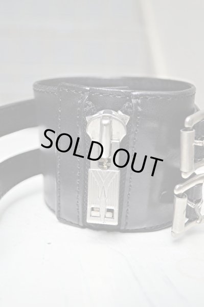 画像4: 【blackmeans ブラックミーンズ】2連バックルレザーブレスレット (4)