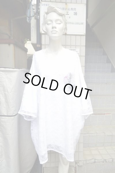 画像6: 【BALMUNG バルムング】レース重ねプリントビッグTシャツ (6)