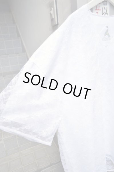 画像3: 【BALMUNG バルムング】レース重ねプリントビッグTシャツ (3)