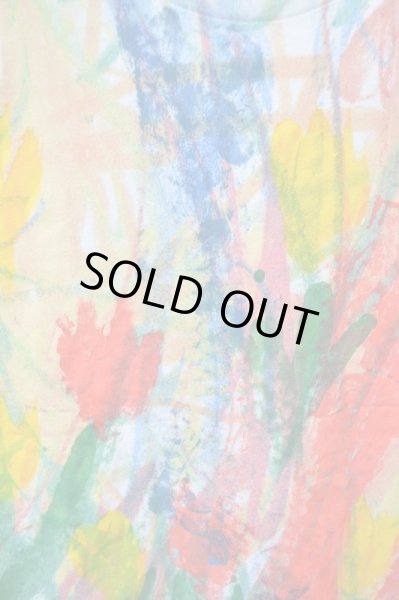 画像4: 【written by リトゥンバイ】ペイント柄Tシャツ (4)