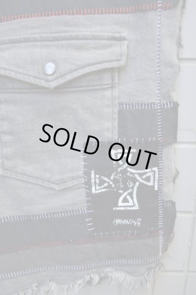 画像4: 【CARTRIDGE CASE×JIeDa カートリッジケース×ジエダ】クラストデニムエプロン (4)