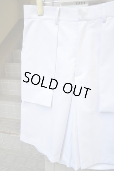 画像4: 【PATH ペス】デザインショートパンツ 白 (4)