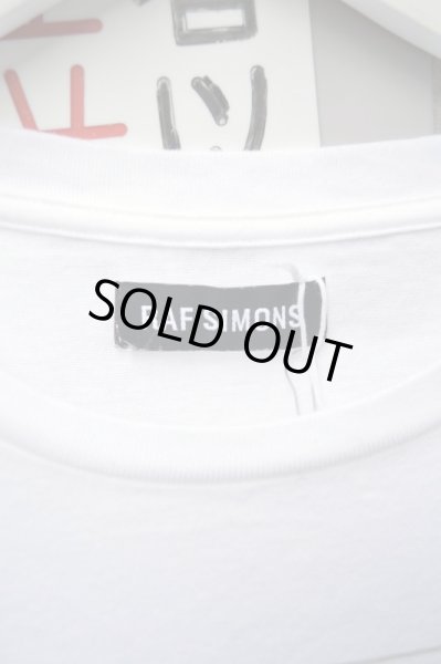 画像4: 【RAF SIMONS ラフシモンズ】グラフィックプリントTシャツ 白 (4)