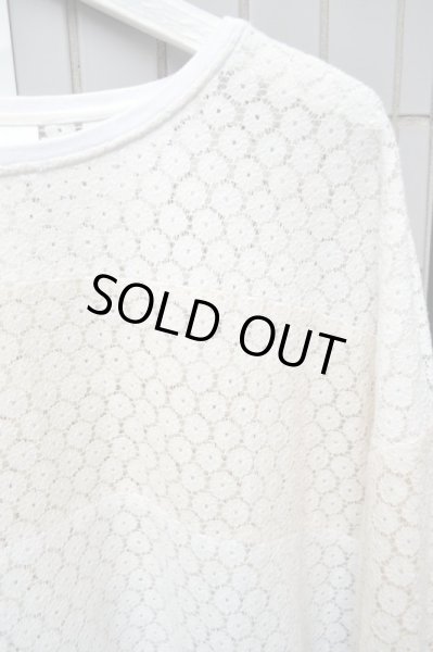 画像4: 【NIIMI ニーミ】総レース地ビッグTシャツ (4)