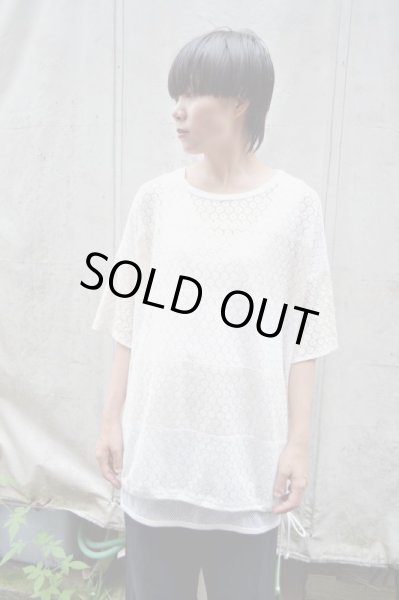 画像9: 【NIIMI ニーミ】総レース地ビッグTシャツ (9)