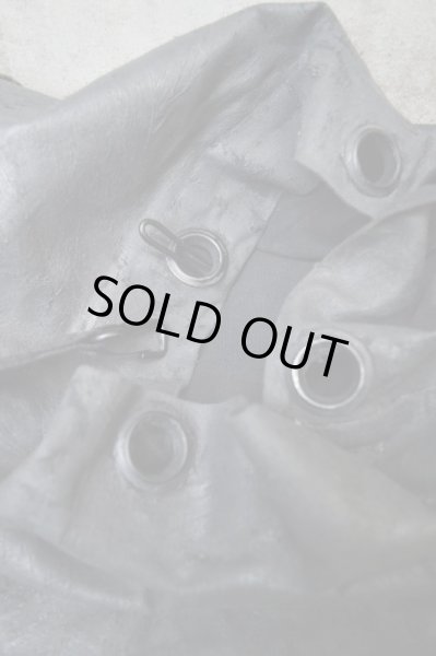 画像7: 【KOMAKINO コマキノ】コーティング加工ミリタリーダッフルバッグ 黒 (7)