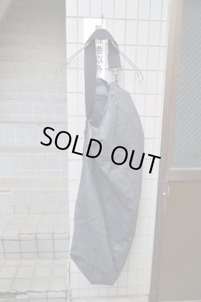 画像3: 【KOMAKINO コマキノ】コーティング加工ミリタリーダッフルバッグ 黒 (3)