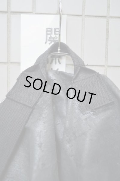 画像6: 【KOMAKINO コマキノ】コーティング加工ミリタリーダッフルバッグ 黒 (6)