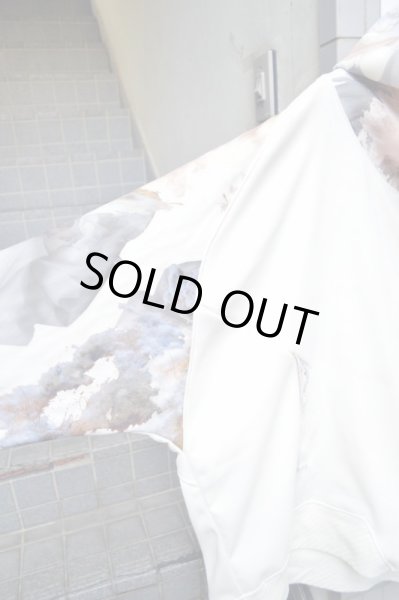 画像4: 【BALMUNG バルムング】グラフィック柄カッティング切替ビッグパーカー (4)