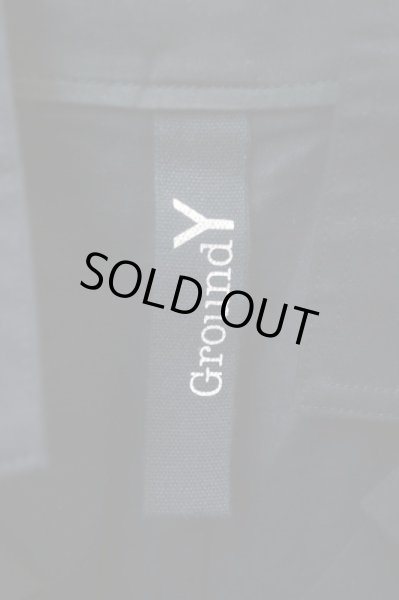 画像6: 【Ground Y グラウンドワイ】ワイドサロペットサルエルパンツ 黒 (6)