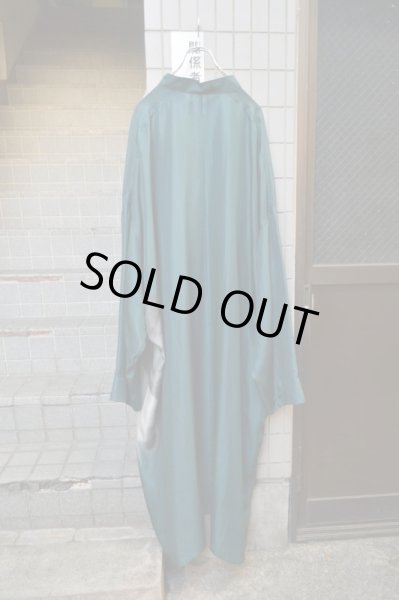 画像2: 【Yohji Yamamoto POUR HOMME×内田すずめ ヨウジヤマモト プールオム】指切りシルクシャツ (2)