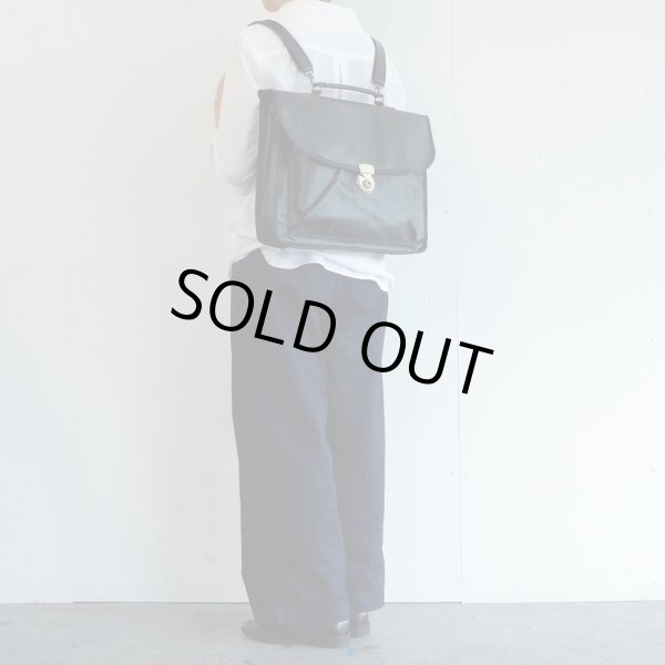 画像7: 【Kento Hashiguchi ケントハシグチ】4ways学生カバン olden black (7)