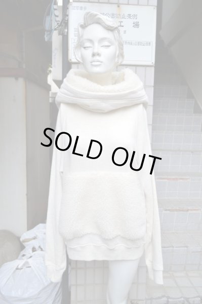画像6: 【banal chic bizarre バナルシックビザール】スウェット×ボアパーカー (6)