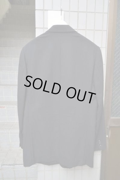 画像2: 【Y's for men Yohji Yamamoto ワイズフォーメン ヨウジヤマモト】ストライプ柄ウールギャバ地テーラードジャケット (2)