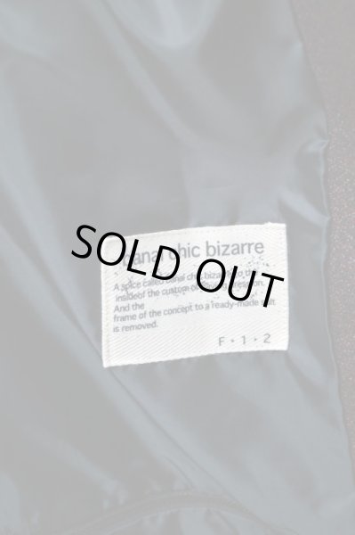 画像8: 【banal chic bizarre バナルシックビザール】2waysウール地ジッパーコート＋トラウザーズ セットアップ (8)