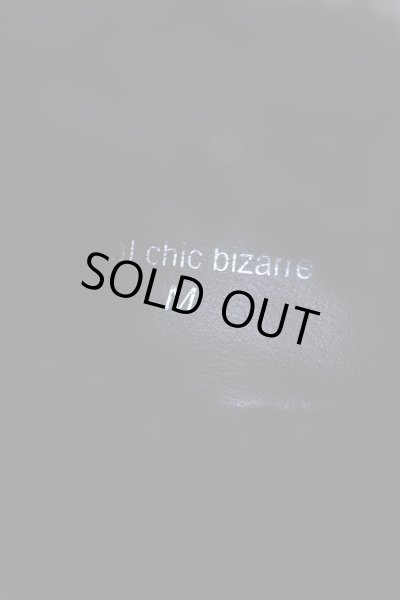 画像6: 【banal chic bizarre バナルシックビザール】ベロアレザー×ボアモカシンヒールブーツ 黒 (6)