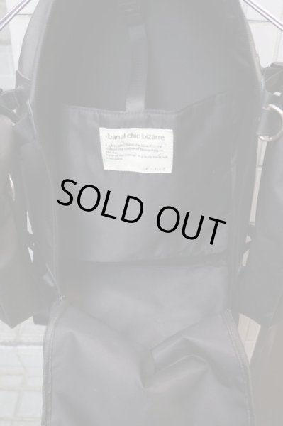 画像4: 【banal chic bizarre バナルシックビザール】4WAY BACK PACK バッグ BLACK (4)