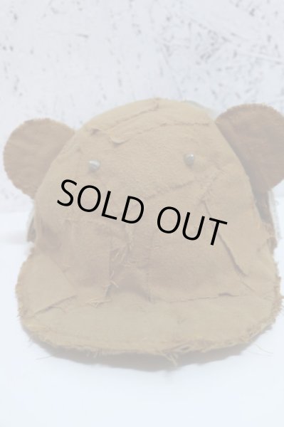 画像2: 【ラッキー大吉】耳付きクラストクマキャップ (2)