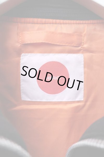 画像9: 【HIRO ヒロ】ナイロン×レザービッグMA-1ジャケット 黒 (9)