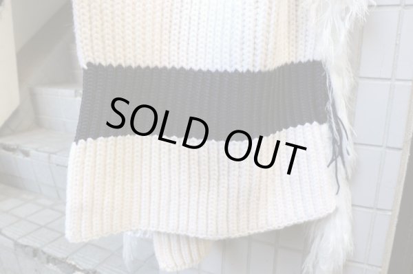 画像4: 【J.W ANDERSON ジェイダブリュ アンダーソン】フリンジ装飾マフラー (4)