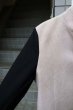 画像3: 【WILDFRAULEIN ヴィルドゥホワイレン】スタンドカラー切替デザインジャケット (3)