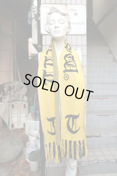 画像5: 【TTT_MSW ティー】ロゴマフラー YELLOW (5)