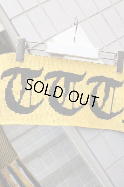 画像3: 【TTT_MSW ティー】ロゴマフラー YELLOW (3)