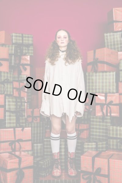 画像8: 【HEIHEI ヘイヘイ】溶けてるガーゼシャツ WHITE (8)