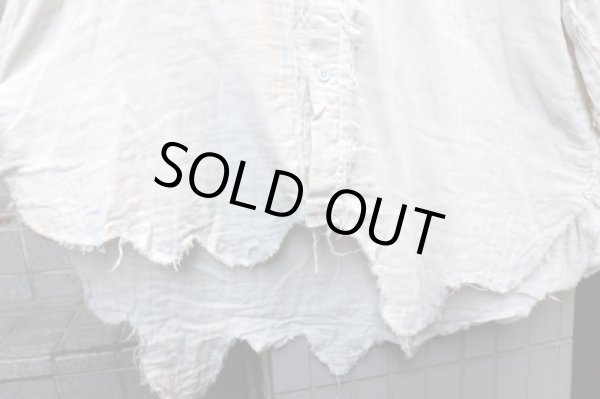 画像5: 【HEIHEI ヘイヘイ】溶けてるガーゼシャツ WHITE (5)