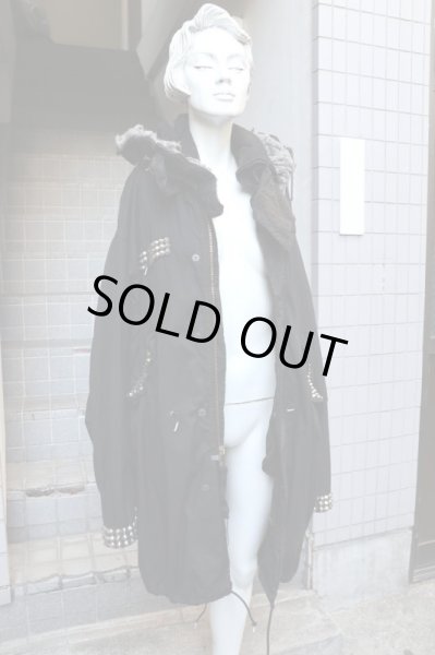 画像12: 【Z.VARGAS ザックバルガス】スタッズ装飾モッズコート (12)