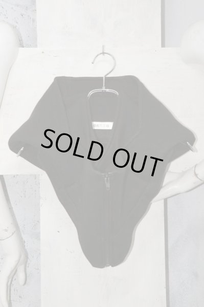 画像4: 【壱吾弐工機 カザフタコウキ】第壱 501式 フードマフラー BLACK (4)