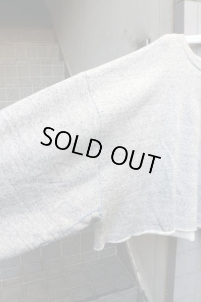 画像5: 【youmolaugh ユーモラフ】カットオフワイドスウェット グレー (5)