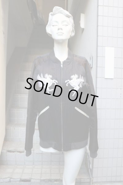 画像8: 【CHRISTIAN DADA×Avoid クリスチャンダダ アヴォイド】ユニコーン＆クロス刺繍スカジャン (8)